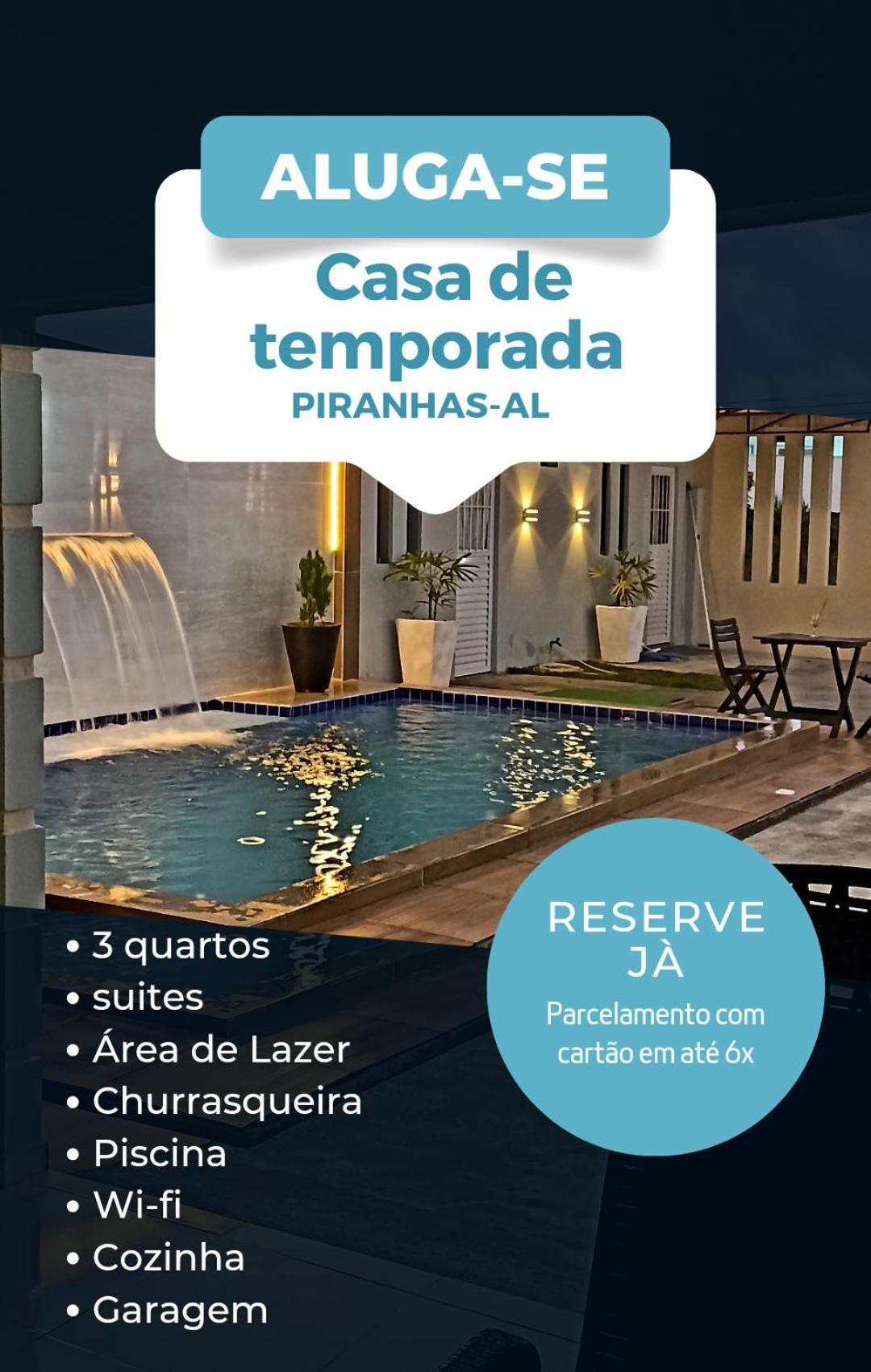 Casa Jardim Para Temporada Em Piranhas-Alagoas 外观 照片